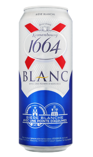 ビール クローネンブルグ 1664 ブラン ライト 4.8% 0.5l